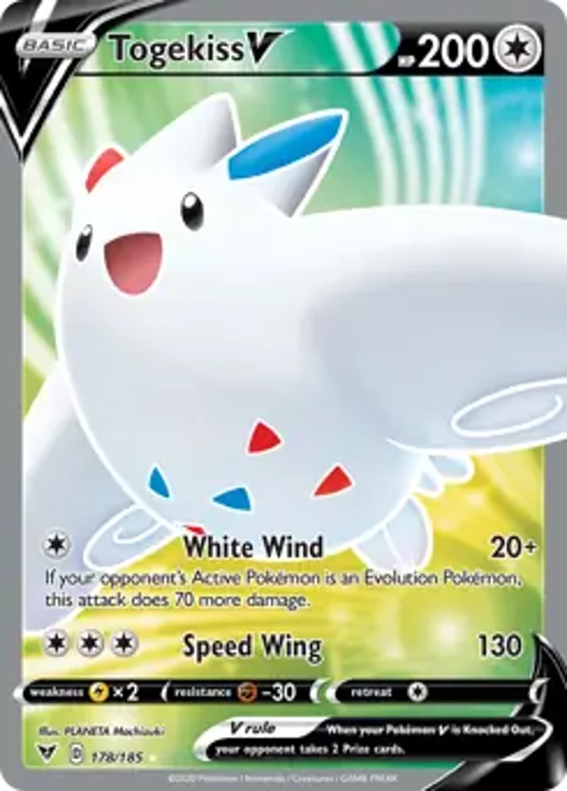 Pokemon Vivid Voltage Togekiss V #178