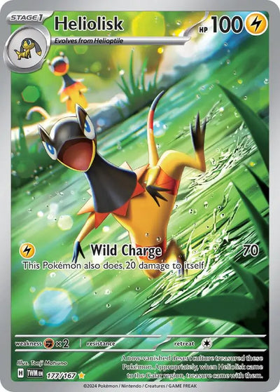 Pokemon Twilight Masquerade Heliolisk #177