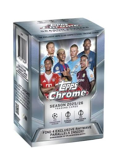 Soccer 2025/26 Topps Chrome UEFA Club Competitions Value Box