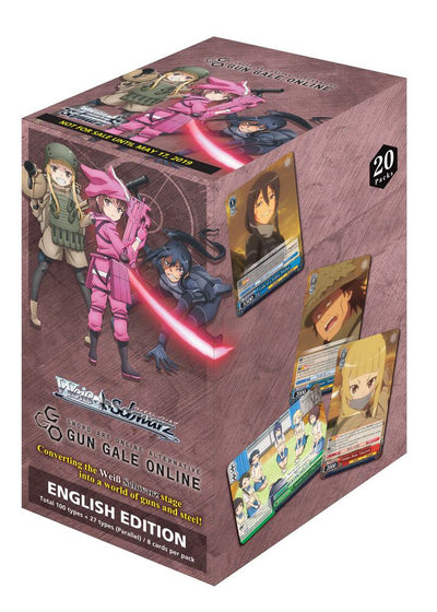 Weiss Schwarz Sword Art Online Alternative Gun Gale Online Booster Box