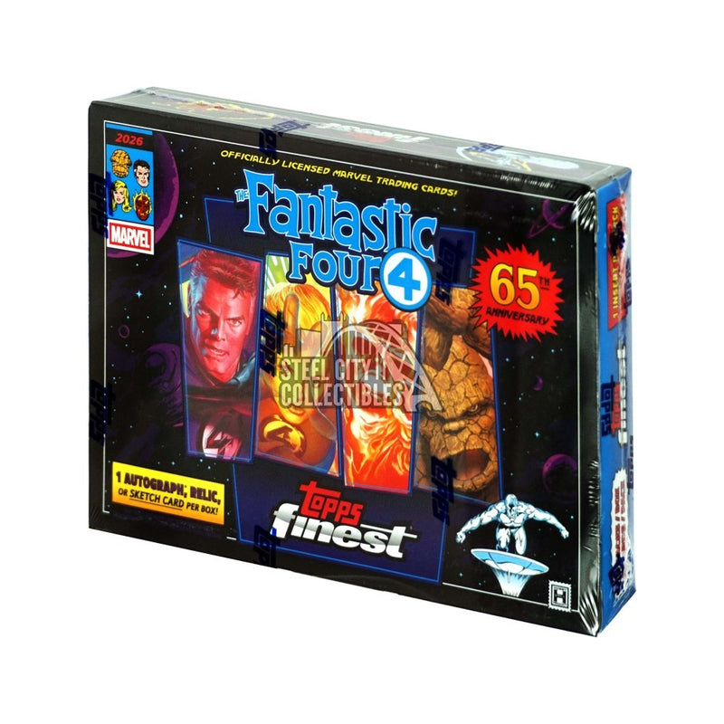 2026 Topps Finest Marvel Fantastic Four Hobby Box