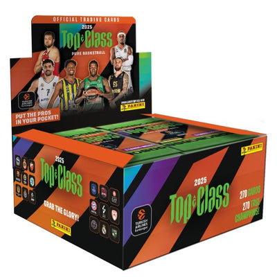 2025 EuroLeague Panini Top Class Euro League Basketball Booster Box