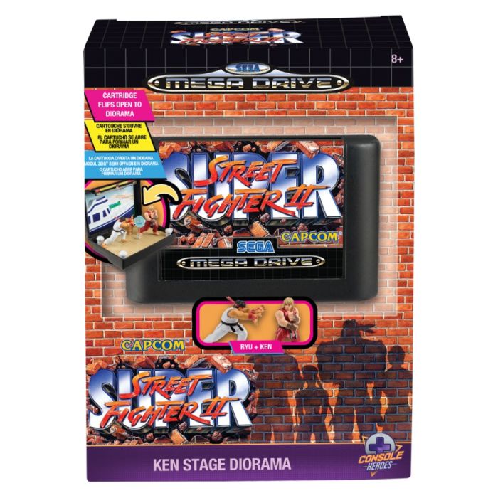 Ken Stage Sega Mega Drive Street Fighter 2 Diorama