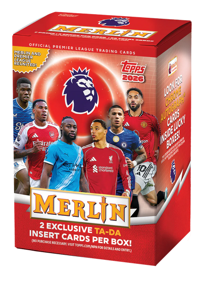 Soccer 2026 Premier League Topps Merlin Premier League Value Box