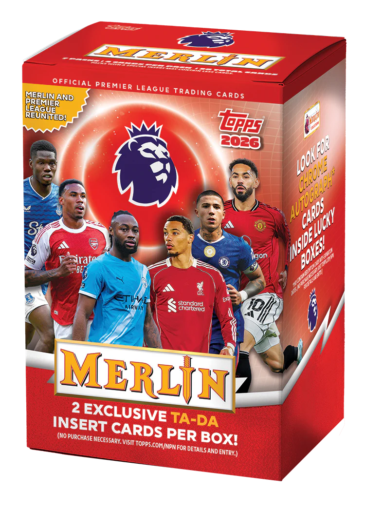 Soccer 2026 Premier League Topps Merlin Premier League Value Box