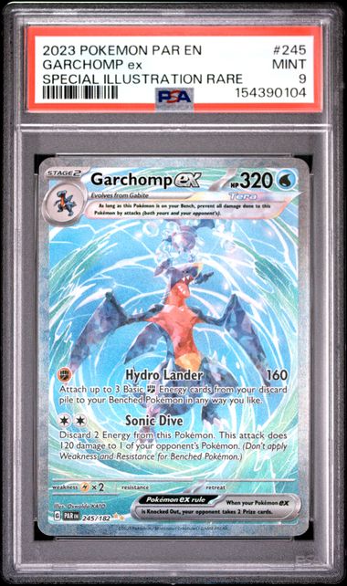 Pokemon Paradox Rift Garchomp ex #245 PSA 9