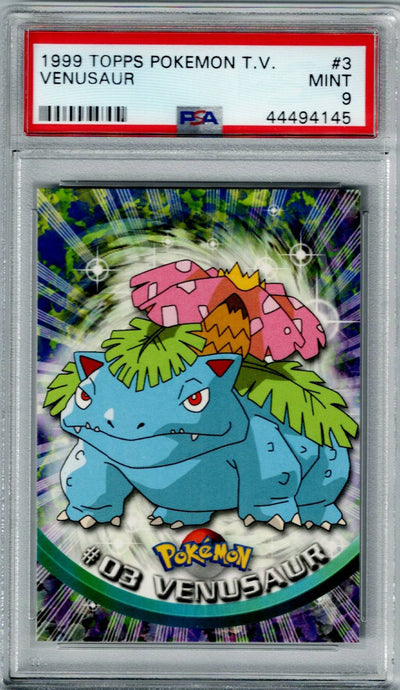 Pokemon TOPPS Venusaur #3 PSA 9