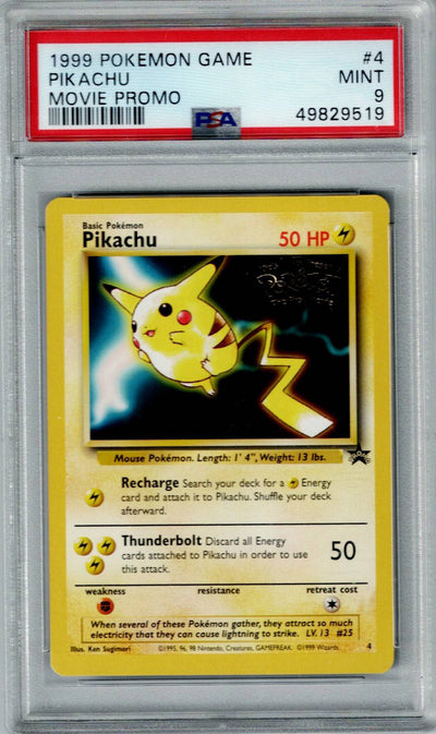 Pokemon Movie Promo Pikachu #4 PSA 9