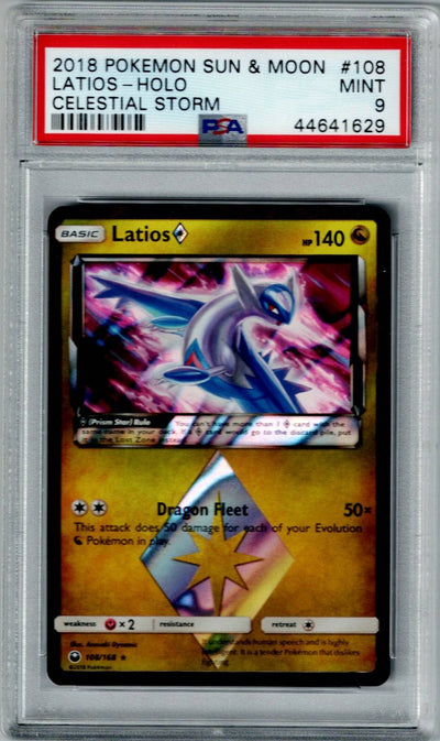 Pokemon Celestial Storm Latios #108 – Holo PSA 9