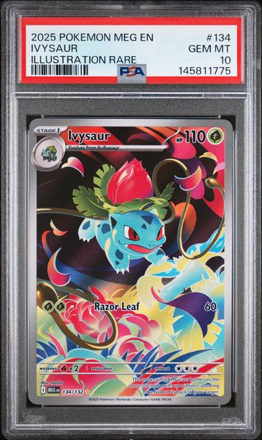 Pokemon Mega Evolution Ivysaur #134 PSA 10