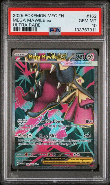 Pokemon Mega Evolution Mega Mawile ex #162 PSA 10