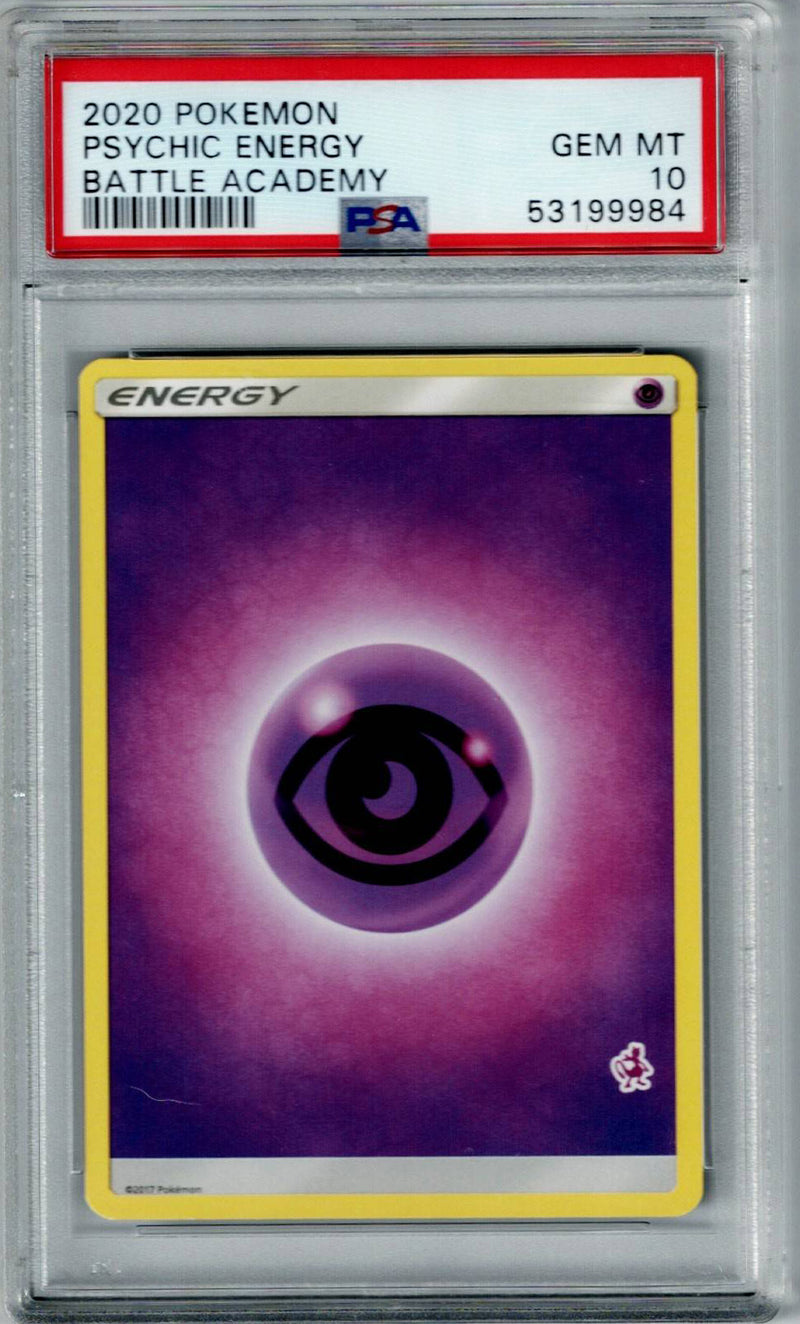 Pokemon Battle Academy Psychic Energy PSA 10