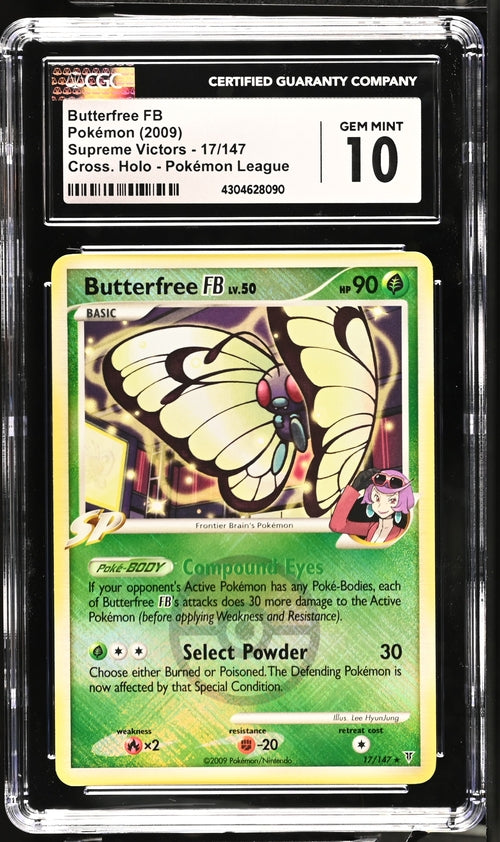 Pokemon Supreme Victors Butterfree FB #17 – Holo CGC 10