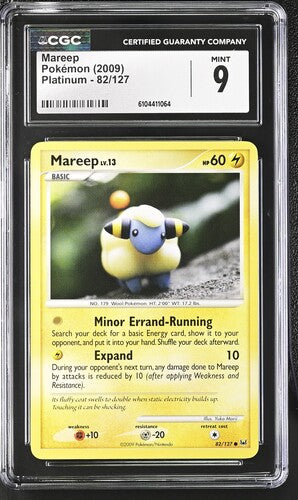 Pokemon Platinum Mareep #82 CGC 9