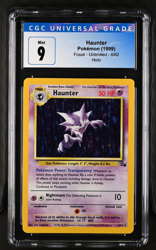Pokemon Fossil Haunter #6 – Holo CGC 9