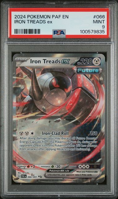 Pokemon Paldean Fates Iron Threads ex #066 PSA 9