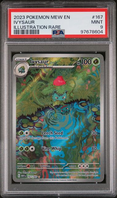 Pokemon 151 Ivysaur #167 PSA 9