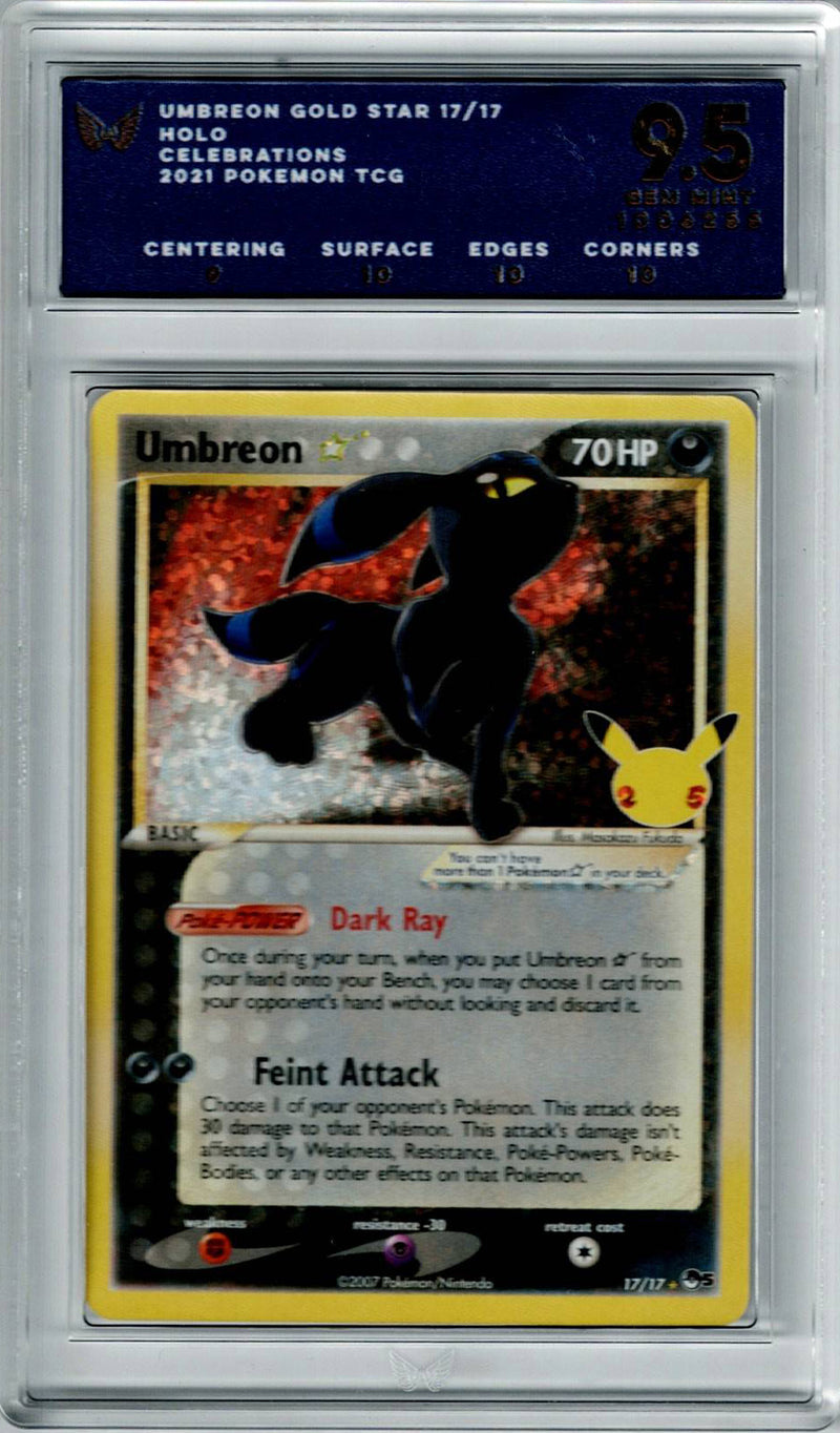 Pokemon Celebrations Umbreon #17 ARK 9.5