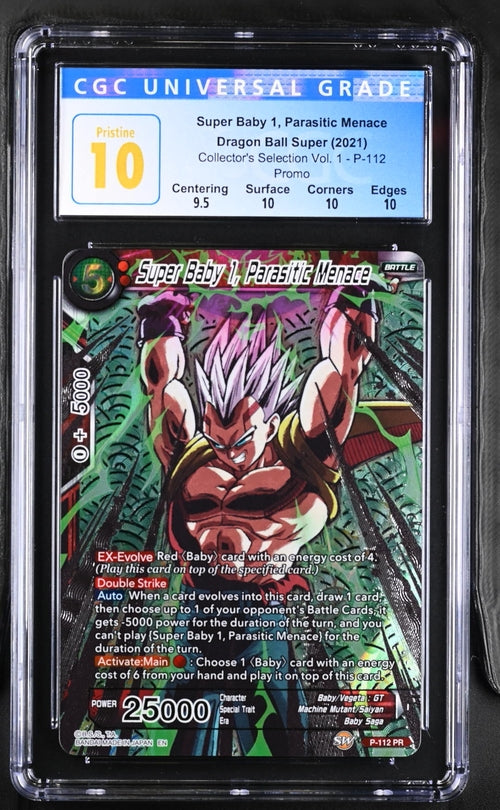 Dragon Ball Collector's Selection Vol. 1 Super Baby 1, Parasitic Menace #P-112 CGC 10