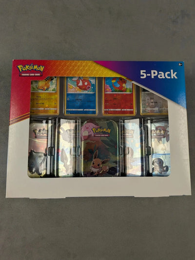 Pokemon Cosco Kanto Friends Mini 5 pack Tins