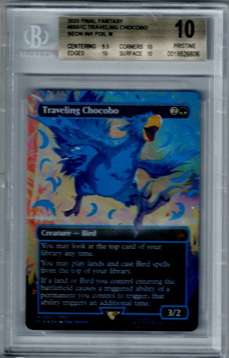 Magic The Gathering Final Fantasy Traveling Chocobo #0551C BGS 10
