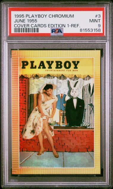 TCG Playboy Chromium June 1955 #3 PSA 9