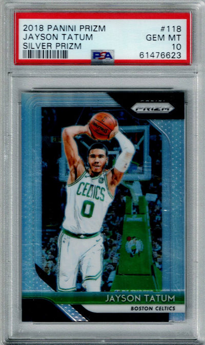 TCG Panini Prizm Jayson Tatum #118 PSA 10