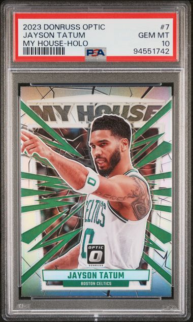 TCG Donruss Optic Jayson Tatum #7 PSA 10