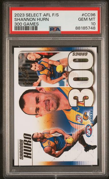 TCG Select AFL Footy Star Shannon Hurn #CC96 PSA 10