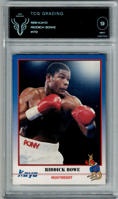 TCG 1991 Kayo Riddick Bowe #172 TCG 9