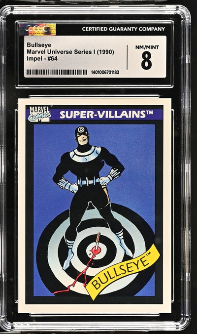 TCG Marvel Universe Series I Bullseye #64 CGC 5