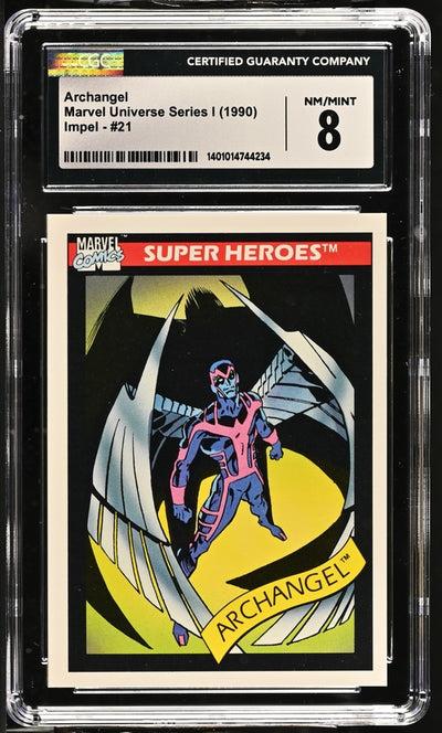 TCG Marvel Universe Series I Archangel #21 CGC 8