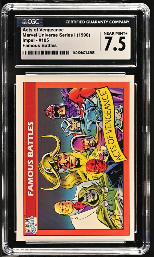 TCG Marvel Universe Series I Acts of Vengeance #105 CGC 7.5