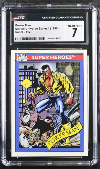 TCG Marvel Universe Series I Power Man #12 CGC 7