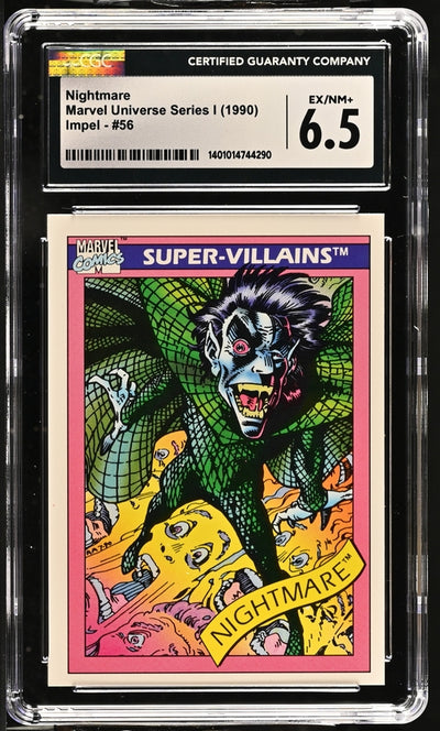 TCG Marvel Universe Series I Nightmare #56 CGC 6.5