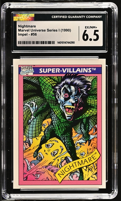 TCG Marvel Universe Series I Nightmare #56 CGC 6.5