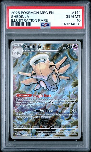 Pokemon Mega Evolution Shedinja #144 PSA 10