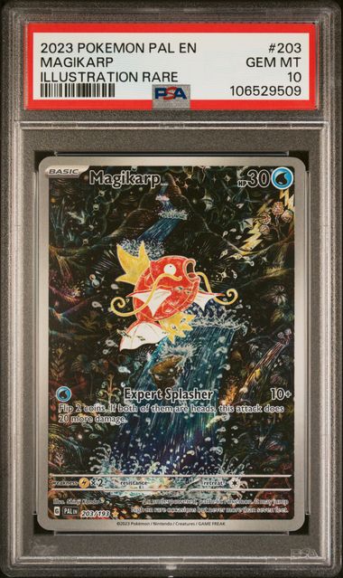 Pokemon Paldea Evolved Magikarp #203 PSA 10