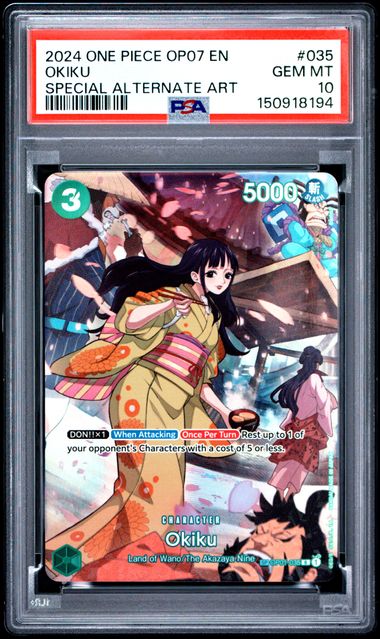 One Piece OP07 Okiku #035 PSA 10