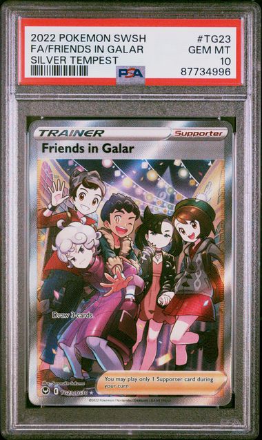 Pokemon Silver Termpest Friends In Galar #TG23 PSA 10