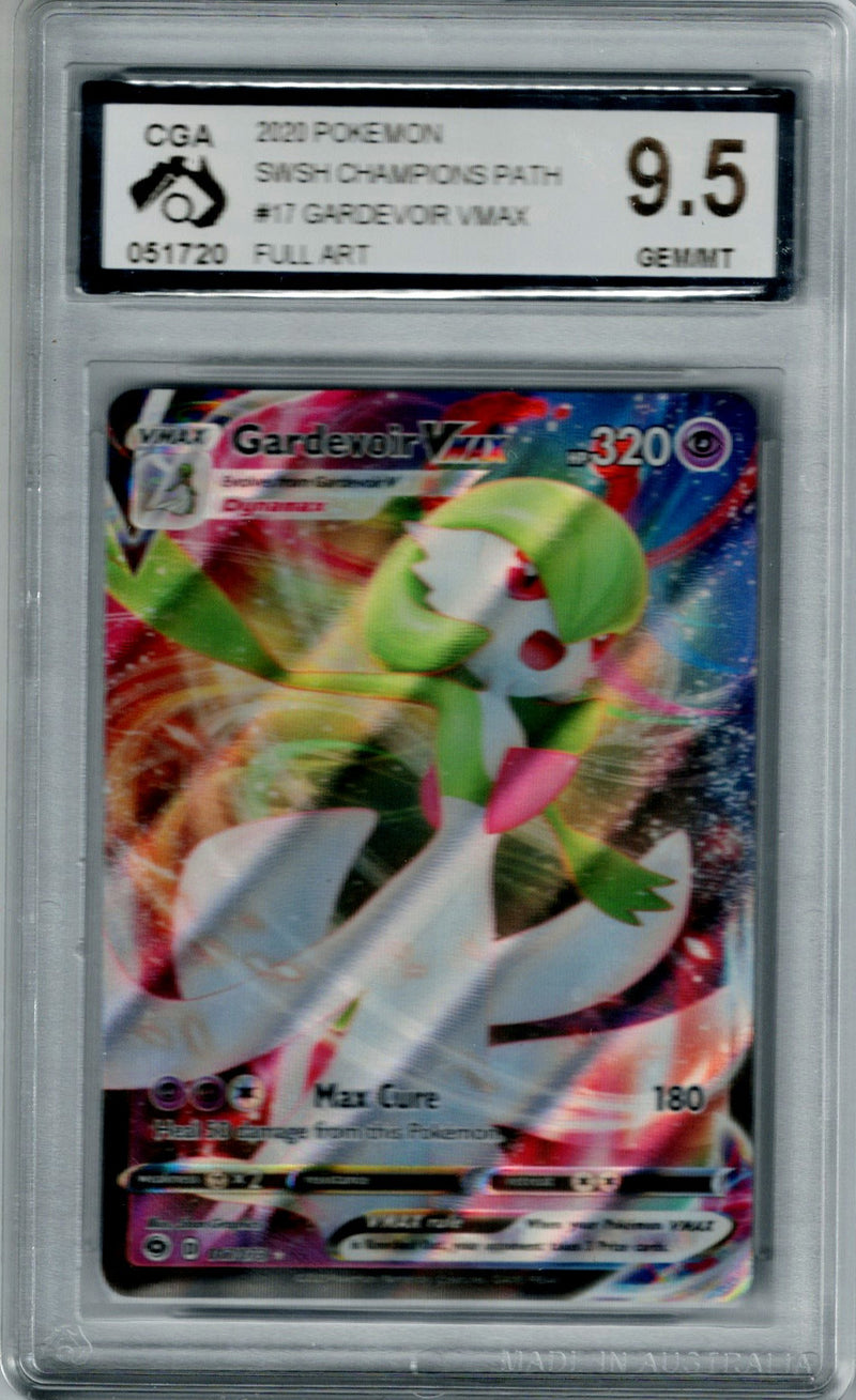 Pokemon Champions Path Gardevoir VMAX #017 CGA 9.5