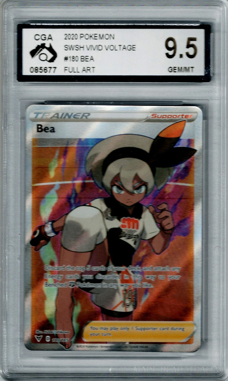 Pokemon Vivid Voltage Bea #180 CGA 9.5