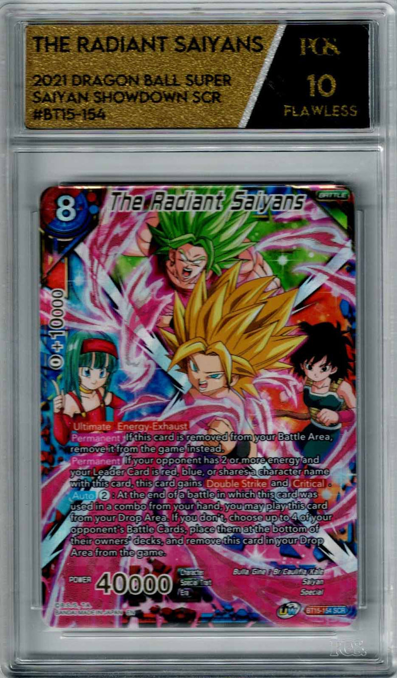 Dragon Ball BT15 The Radiant Saiyans #154 PGS 10