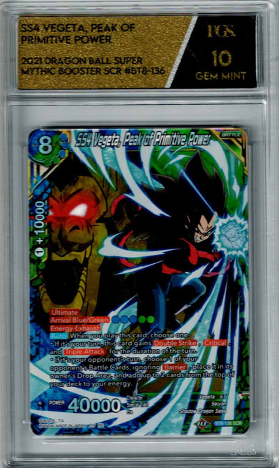 Dragon Ball BT8 SS4 Vegeta #136 PGS 10