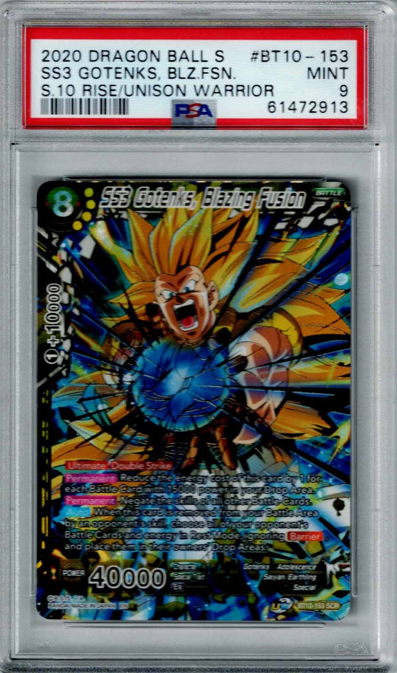 Dragon Ball BT10 SS3 Gotenks #153 PSA 9