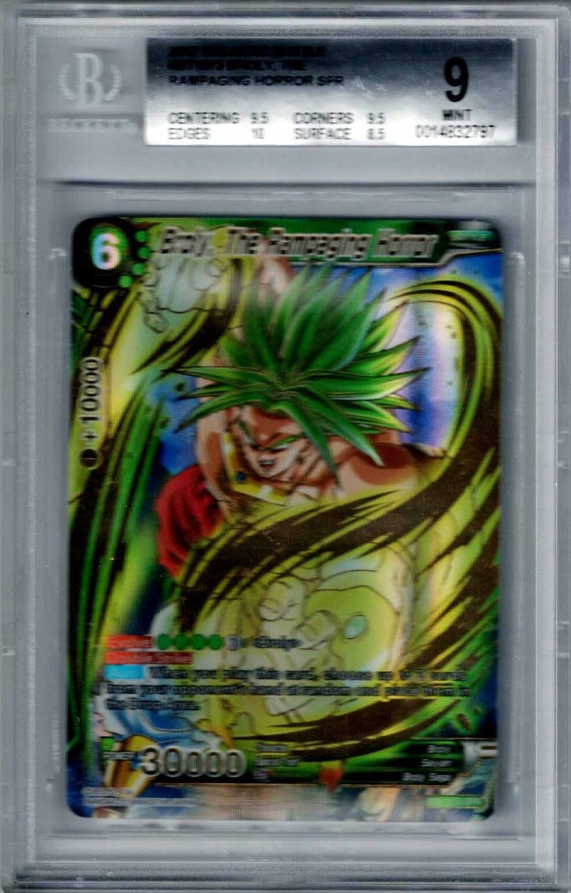 Dragon Ball Galactic Battle Broly, The Rampaging Horror #073 BGS 9