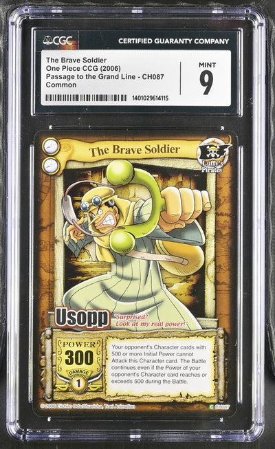 One Piece Passage to the Grand Line The Brave Soldier #CH087 CGC 9