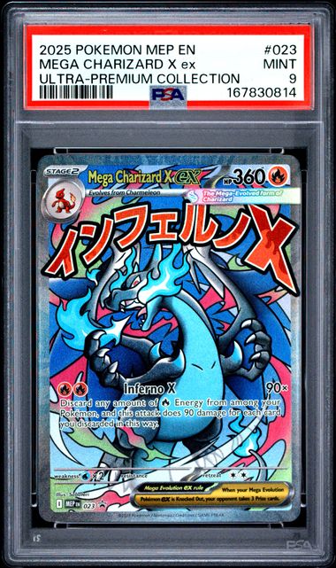 Pokemon UPC Mega Charizard X ex #023 PSA 9