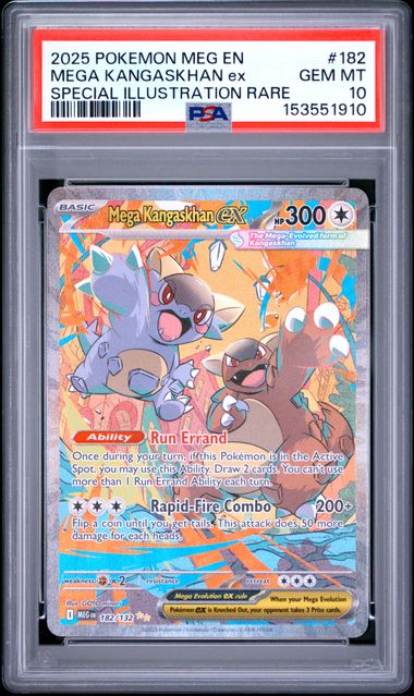 Pokemon Mega Evolution Mega Kangaskhan ex #182 PSA 10