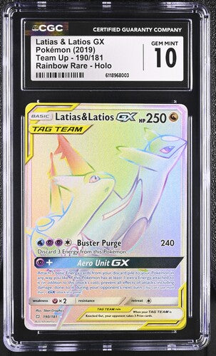 Pokemon Team Up Latias & Latios GX #190 CGC 10